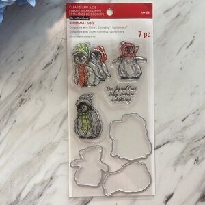 Recollections Christmas Penguin Stamps and Dies